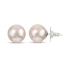 Thumbnail Image 0 of IMPERIAL® 11.0-12.0mm Pink Cultured Freshwater Pearl Stud Earrings in Sterling Silver