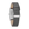 Thumbnail Image 2 of Men's Bulova Frank Lloyd Wright Grey Leather Strap Watch with Rectangular Blue Dial (Model: 96A287)