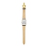 Thumbnail Image 3 of Men's Bulova Frank Lloyd Wright Gold-Tone Black Leather Strap Watch with Rectangular Dial (Model: 97A176)