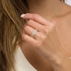 Thumbnail Image 2 of 1/4 CT. T.W. Diamond Multi-Row Anniversary Band in 10K Two-Tone Gold