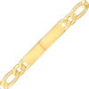 Thumbnail Image 1 of ID with Figaro Chain Bracelet in 10K Gold – 8.5"
