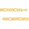 Thumbnail Image 2 of ID with Figaro Chain Bracelet in 10K Gold – 8.5"