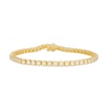 Thumbnail Image 3 of Men's 7 CT. T.W. Certified Lab-Created Diamond Tennis Bracelet in 14K Gold (F/SI2) – 8.47"