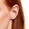 Thumbnail Image 2 of 7/8 CT. T.W. Diamond Solitaire Stud Earrings in 10K Gold (J/I3)