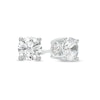 Thumbnail Image 1 of 7/8 CT. T.W. Diamond Solitaire Stud Earrings in 10K White Gold (J/I3)
