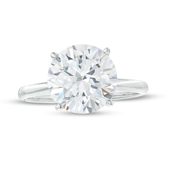 4 CT. Certified Lab-Grown Diamond Solitaire Engagement Ring in 14K White Gold (F/Vs2)