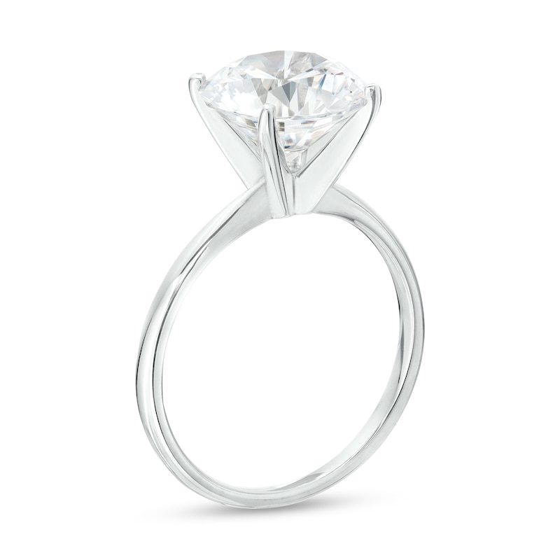 4 CT. Certified Lab-Created Diamond Solitaire Engagement Ring in 14K White Gold (F/VS2)