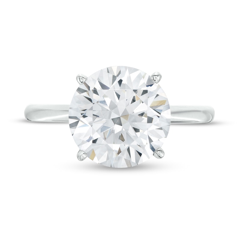 4 CT. Certified Lab-Created Diamond Solitaire Engagement Ring in 14K White Gold (F/VS2)