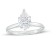 Thumbnail Image 0 of 1-1/2 CT. Certified Pear-Shaped Lab-Created Diamond Solitaire Engagement Ring in 14K White Gold (F/VS2)