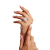 Thumbnail Image 2 of 3 CT. T.W. Quad Princess-Cut Diamond Double Frame Engagement Ring in 14K White Gold (I/I2)