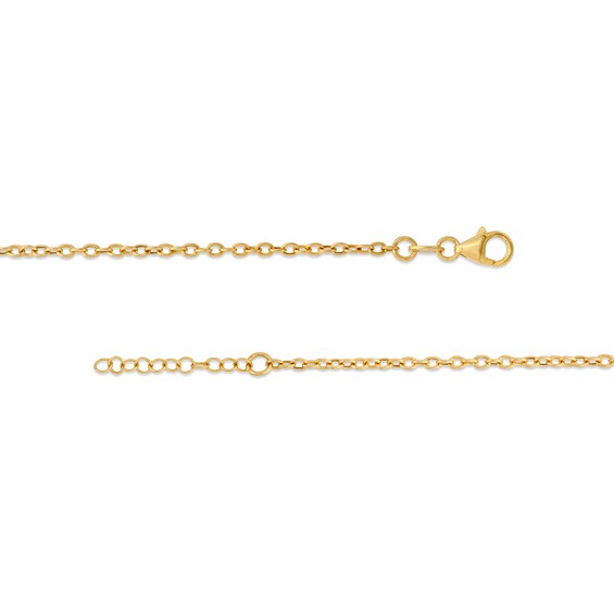 Mariner Link Necklace in 10K Gold – 17"