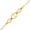 Thumbnail Image 1 of Mariner-Style Link Trio Bracelet in 10K Gold – 7.5"