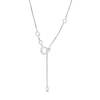 Thumbnail Image 3 of 3/8 CT. T.W. Certified Lab-Grown Diamond Frame Heart Pendant in 14K White Gold (F/SI2)