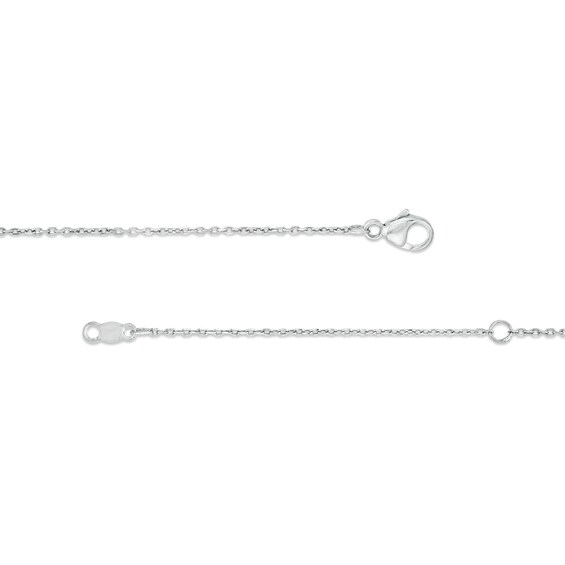 You Me Us 1 CT. T.w. Diamond Interlocking Teardrops Pendant in 10K White Gold – 19"