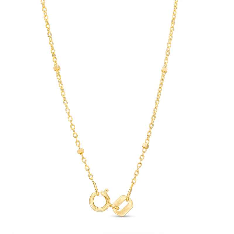 Main Image 3 of 1/6 CT. T.W. Multi-Diamond Flower Medallion Pendant in 10K Gold