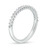Thumbnail Image 3 of 1/2 CT. T.W. Princess-Cut Diamond Scalloped Pavé Anniversary Band in 14K White Gold
