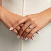 Thumbnail Image 2 of 1-5/8 CT. T.W. Certified Lab-Grown Diamond Hidden Frame Split Shank Engagement Ring in 14K White Gold (F/VS2)