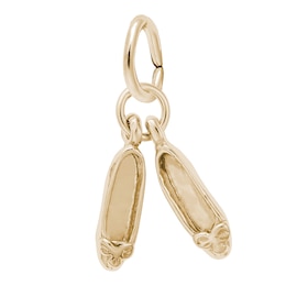 Rembrandt Charms® Ballet Shoes in 14K Gold