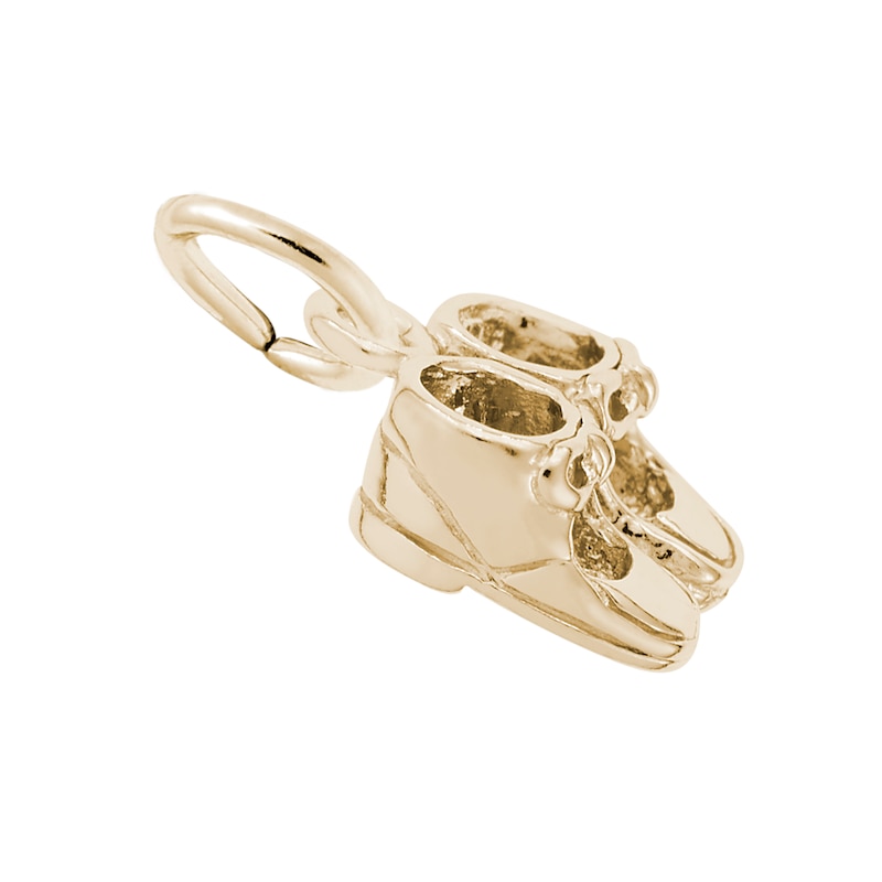 Main Image 2 of Rembrandt Charms® Baby Booties in 14K Gold