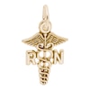 Thumbnail Image 0 of Rembrandt Charms® "RN" Caduceus in 14K Gold
