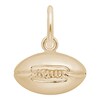 Rembrandt CharmsÂ® Football in 14K Gold