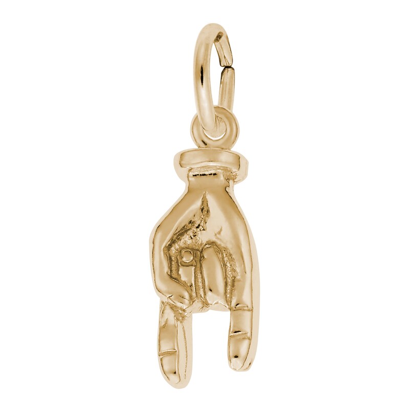 Rembrandt Charms® Good Luck Hand in 14K Gold | Zales