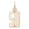 Thumbnail Image 0 of Rembrandt Charms® Number "50" in 14K Gold