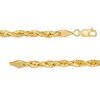 Thumbnail Image 3 of 4.0mm Diamond-Cut Glitter Rope Chain Bracelet in Hollow 10K Gold – 8.5"
