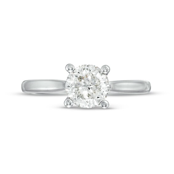 Celebration Infiniteâ¢ 1-1/2 CT. Certified Diamond Solitaire Engagement Ring in 14K White Gold (I/Si2)