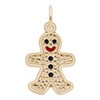 Thumbnail Image 0 of Rembrandt Charms® Textured Gingerbread Man in 14K Gold