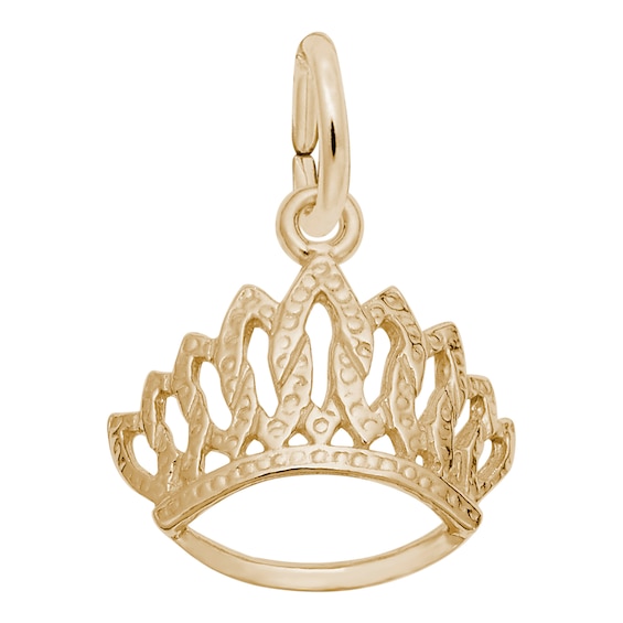 Rembrandt CharmsÂ® Textured Tiara in 14K Gold