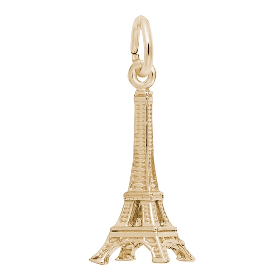 Rembrandt CharmsÂ® Ornate Eiffel Tower in 14K Gold