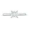 Thumbnail Image 4 of 1 CT. Certified Princess-Cut Lab-Grown Diamond Solitaire Engagement Ring in 14K White Gold (I/SI2)