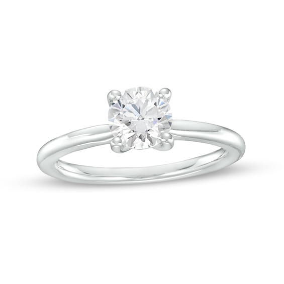 1 CT. Certified Lab-Grown Diamond Solitaire Engagement Ring in 14K White Gold (I/Si2)