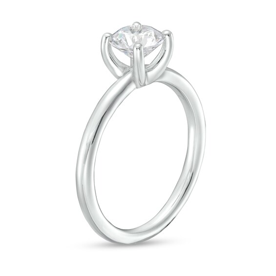 1 CT. Certified Lab-Grown Diamond Solitaire Engagement Ring in 14K White Gold (I/Si2)