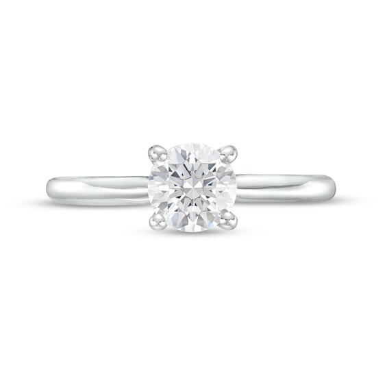 1 CT. Certified Lab-Grown Diamond Solitaire Engagement Ring in 14K White Gold (I/Si2)