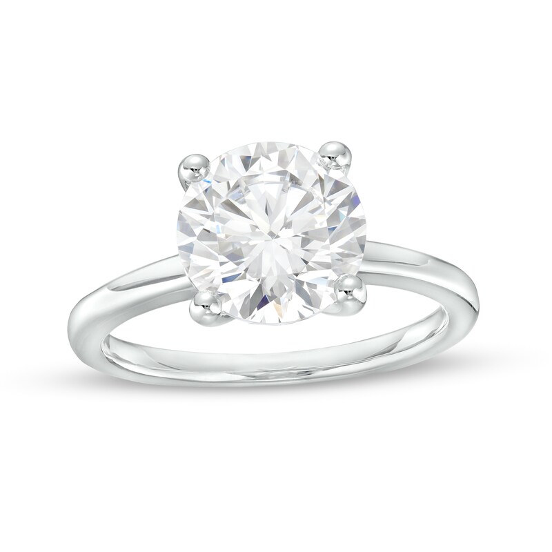 3 CT. Certified Lab-Created Diamond Solitaire Engagement Ring in 14K White Gold (I/SI2)