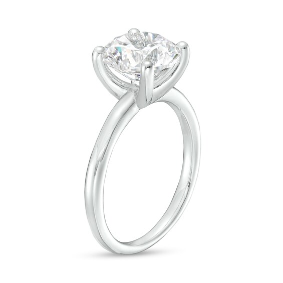 3 CT. Certified Lab-Grown Diamond Solitaire Engagement Ring in 14K White Gold (I/Si2)