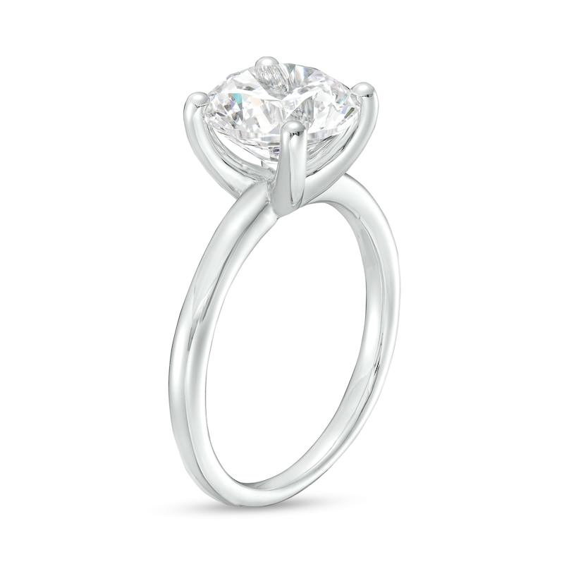 3 CT. Certified Lab-Created Diamond Solitaire Engagement Ring in 14K White Gold (I/SI2)