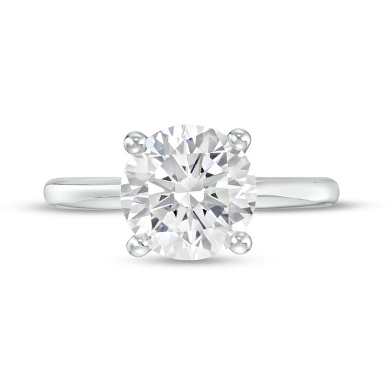 3 CT. Certified Lab-Grown Diamond Solitaire Engagement Ring in 14K White Gold (I/Si2)