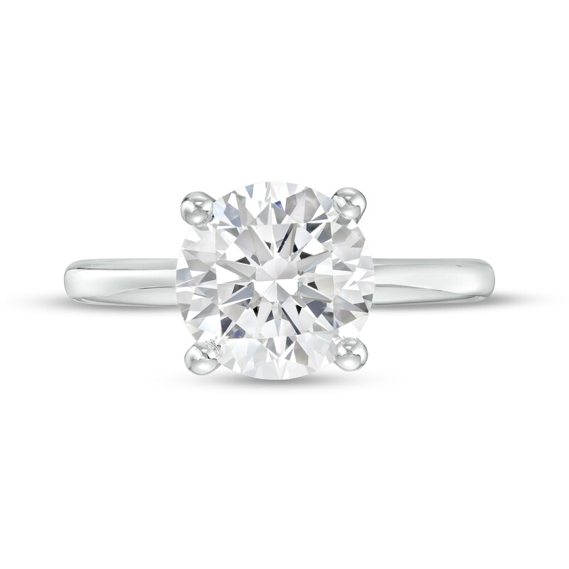 3 CT. Certified Lab-Created Diamond Solitaire Engagement Ring in 14K White Gold (I/SI2)