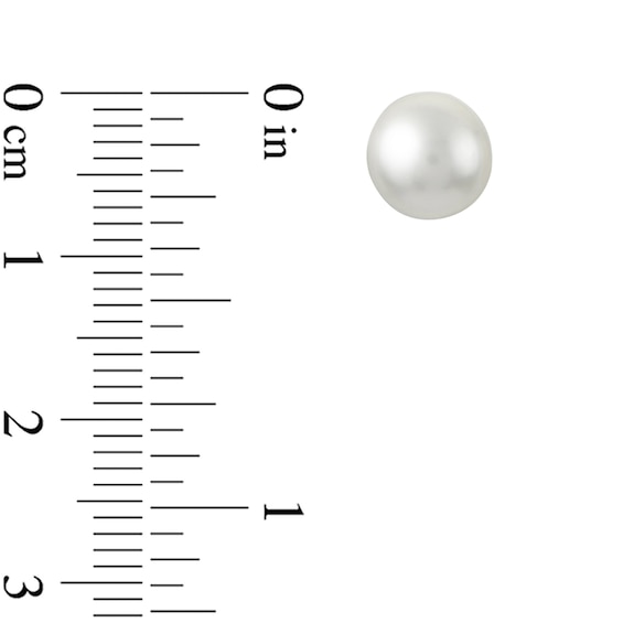 5.0-8.0mm Freshwater Cultured Pearl Double Strand Graduated Necklace and Earrings Set in Sterling Silver