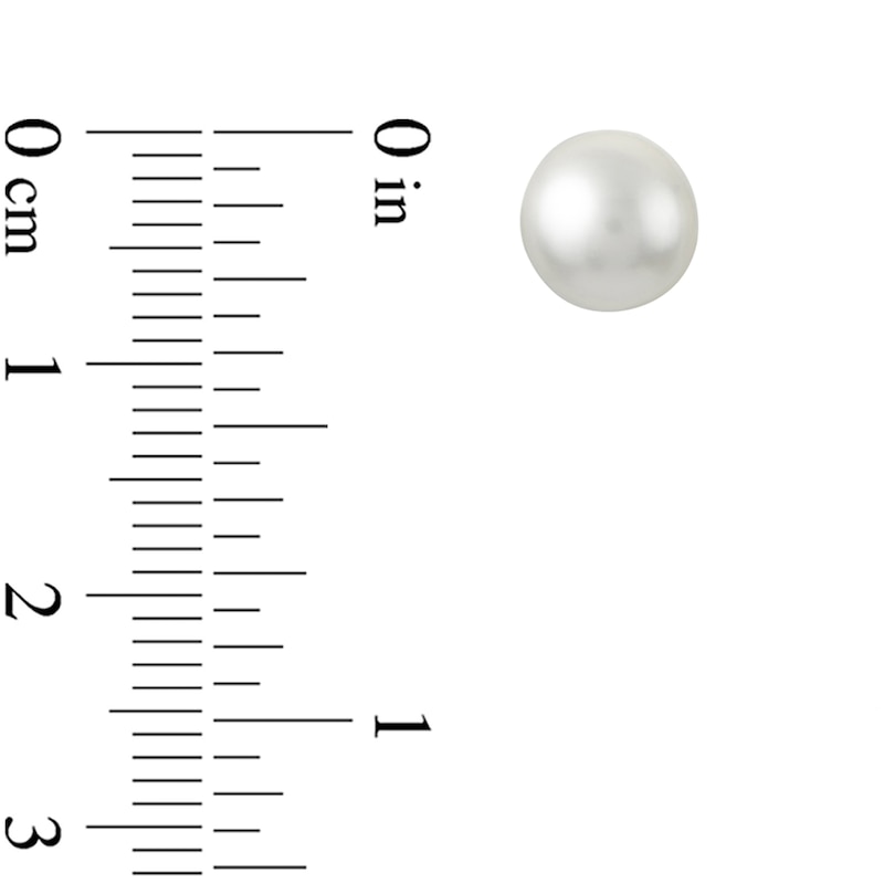 Main Image 7 of 5.0-8.0mm Freshwater Cultured Pearl Double Strand Graduated Necklace and Earrings Set in Sterling Silver