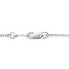 Thumbnail Image 3 of 4.0-6.5mm Freshwater Cultured Pearl Seven Stone Diamond-Cut Brilliance Beads Necklace in Sterling Silver