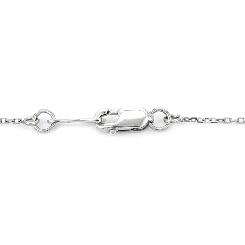 Main Image 3 of 2.5-3.5mm Baroque Freshwater Cultured Pearl Double Cross Pendant in Sterling Silver