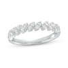 Thumbnail Image 1 of 1/3 CT. T.W. Tilted Marquise-Shaped Multi-Diamond Stackable Anniversary Band in 10K White Gold
