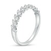 Thumbnail Image 3 of 1/3 CT. T.W. Tilted Marquise-Shaped Multi-Diamond Stackable Anniversary Band in 10K White Gold