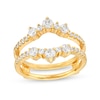 Thumbnail Image 1 of 7/8 CT. T.W. Diamond Alternating Contour Solitaire Enhancer in 14K Gold