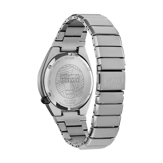 Men's Citizen Â©Marvel Black Panther Super Titaniumâ¢ Watch (Model: Aw1668-50W)