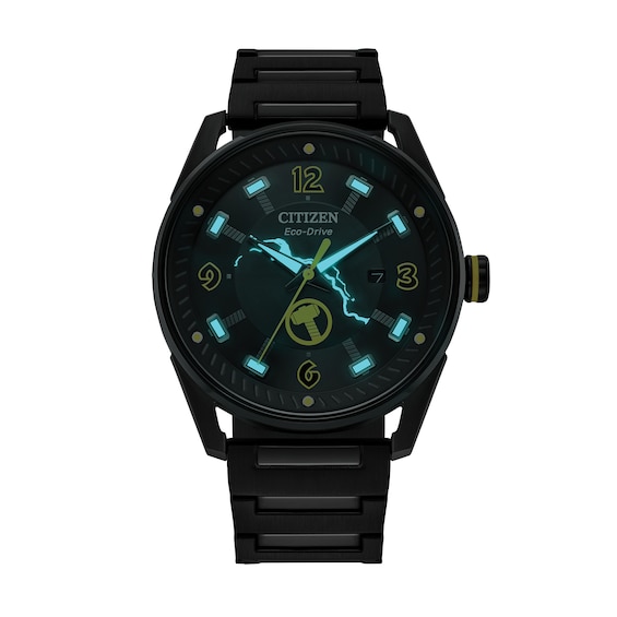 Men's Citizen Eco-DriveÂ® Â©Marvel Avengers Thor Black Watch (Model: Bm6987-50W)